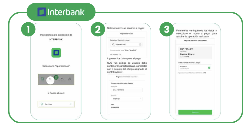 Pago por interbank